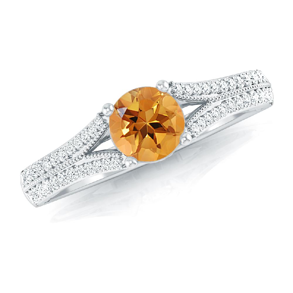 White Gold - Citrine