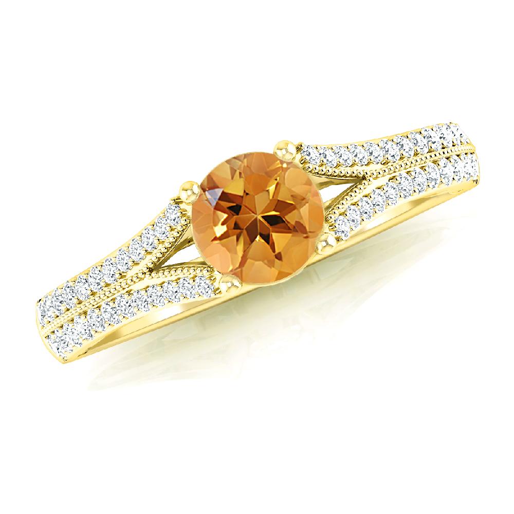 Yellow Gold - Citrine