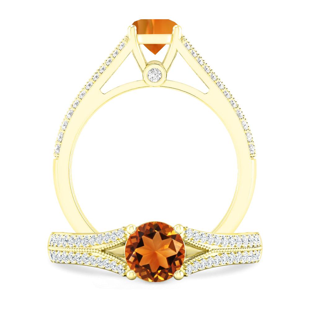 Yellow Gold - Citrine