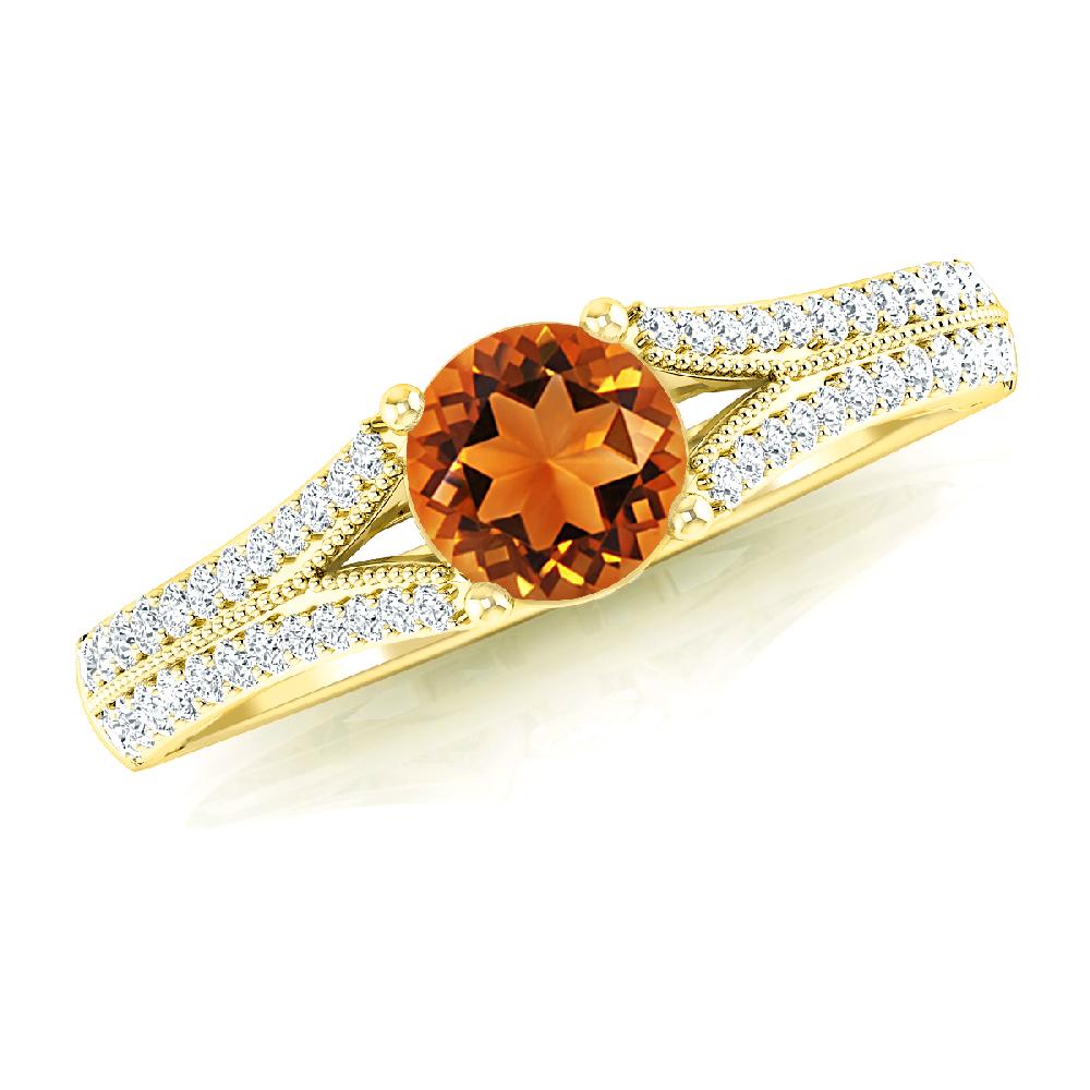 Yellow Gold - Citrine