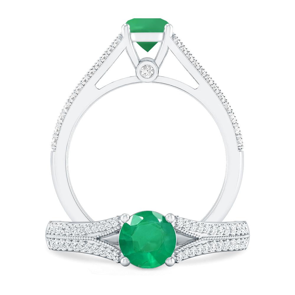 White Gold - Emerald