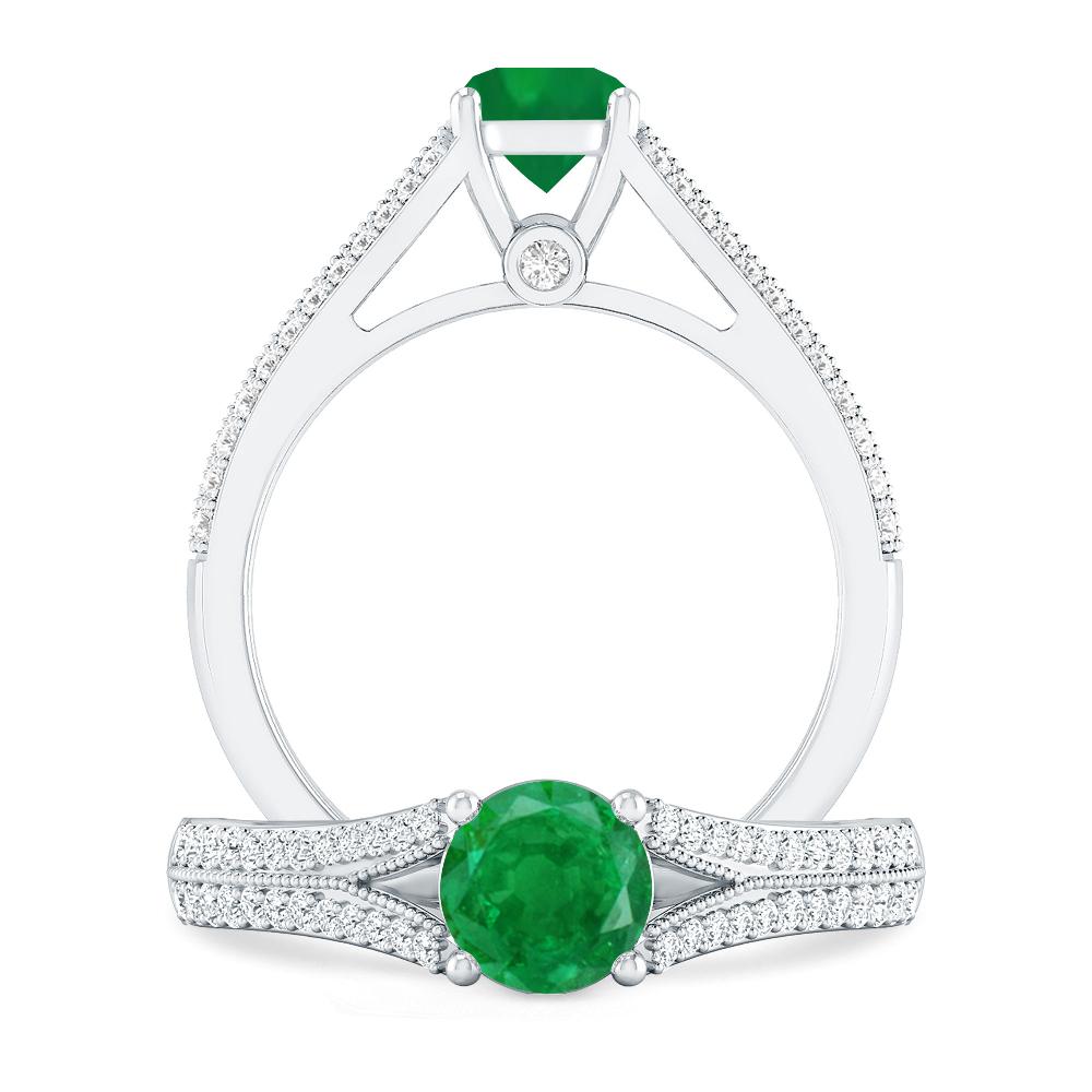 White Gold - Emerald