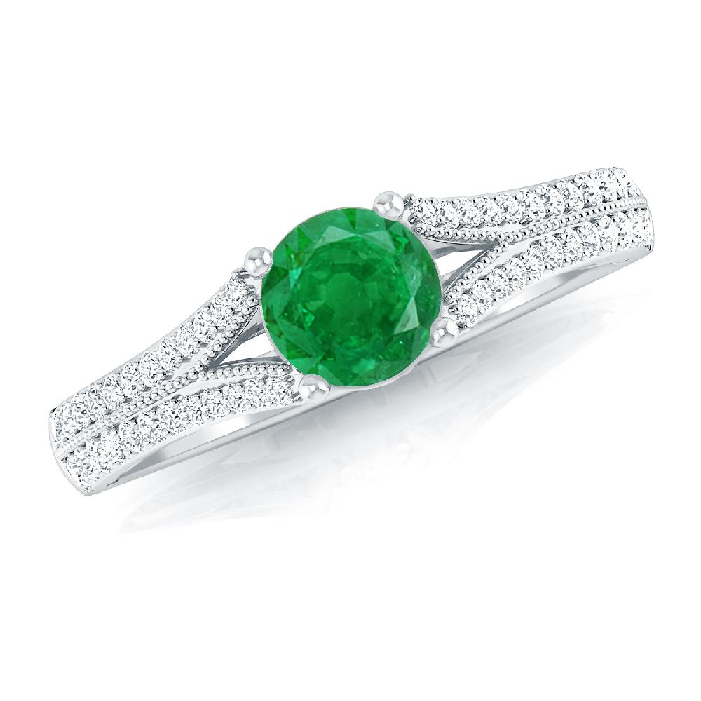 White Gold - Emerald