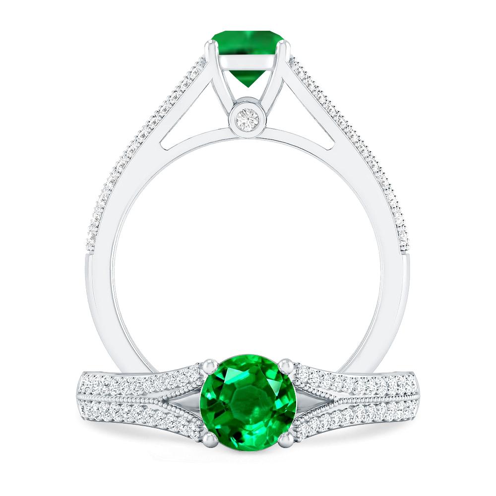 White Gold - Emerald