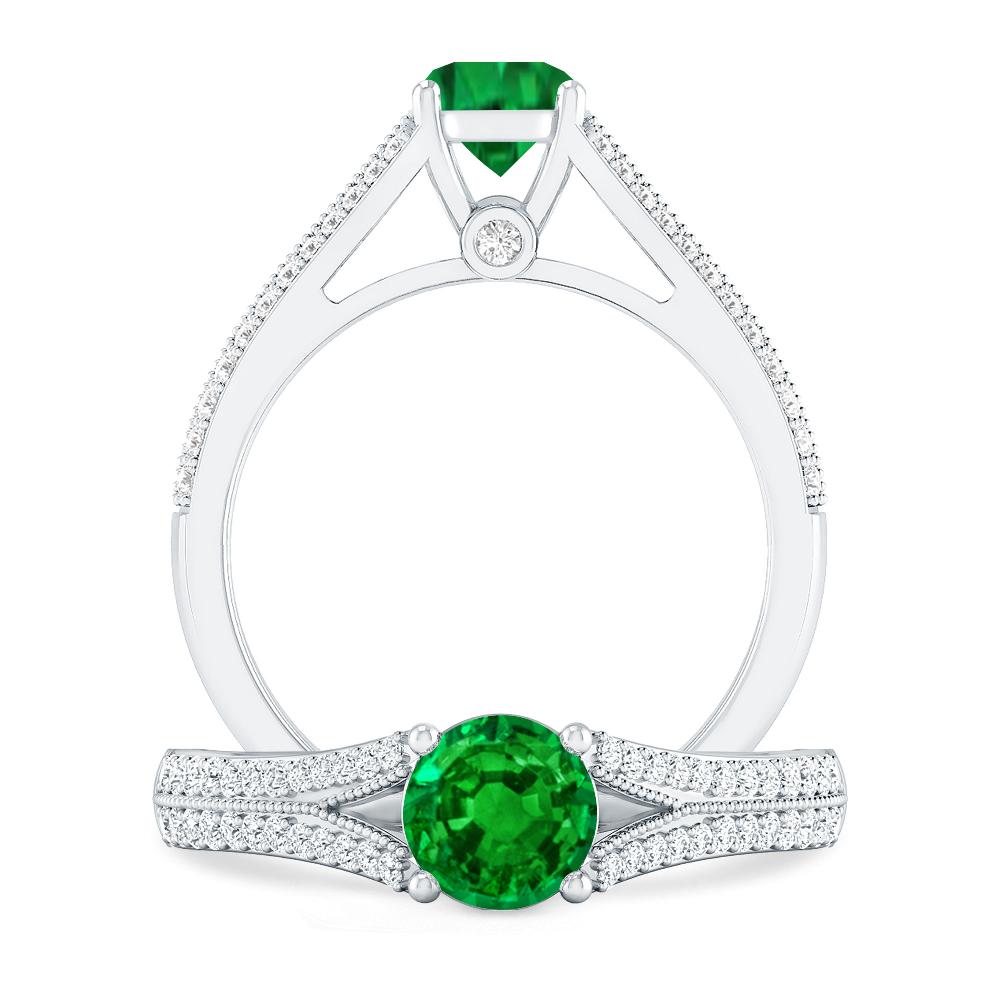 White Gold - Emerald