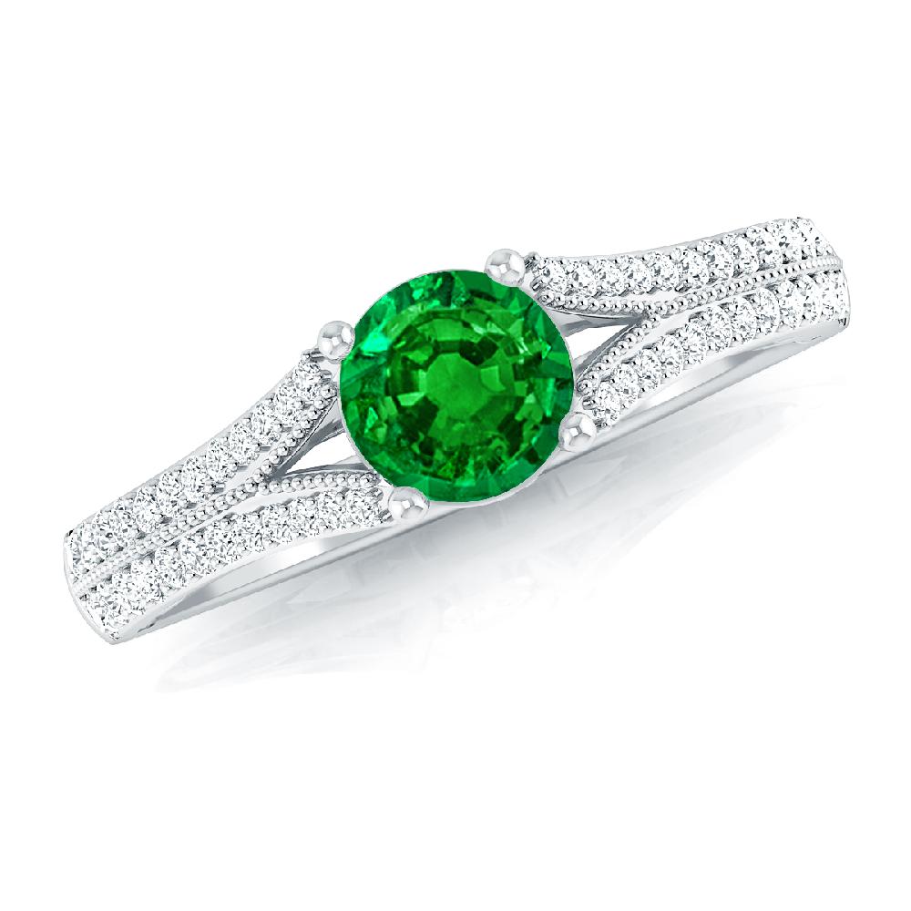 White Gold - Emerald