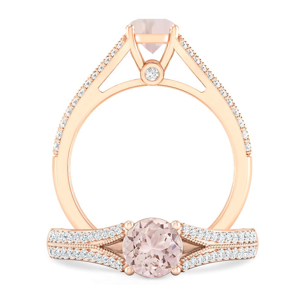 Rose Gold - Morganite