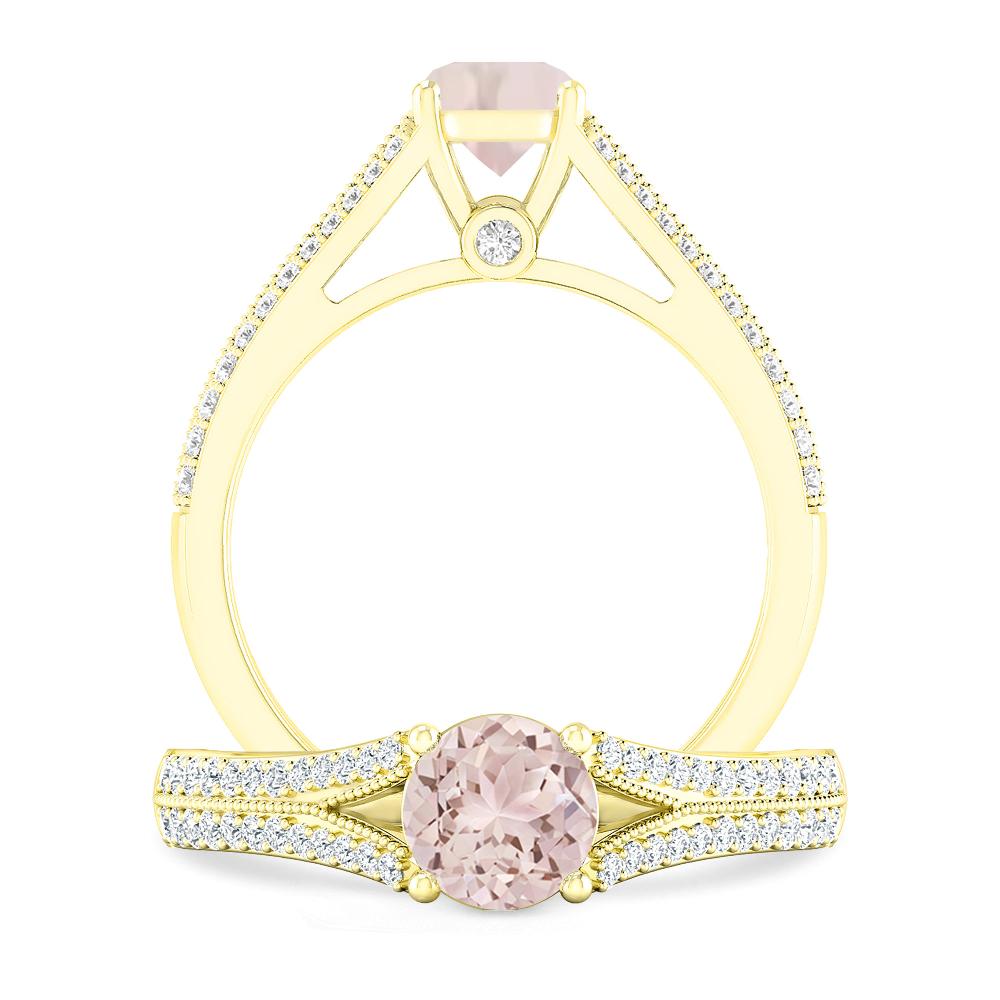 Yellow Gold - Morganite