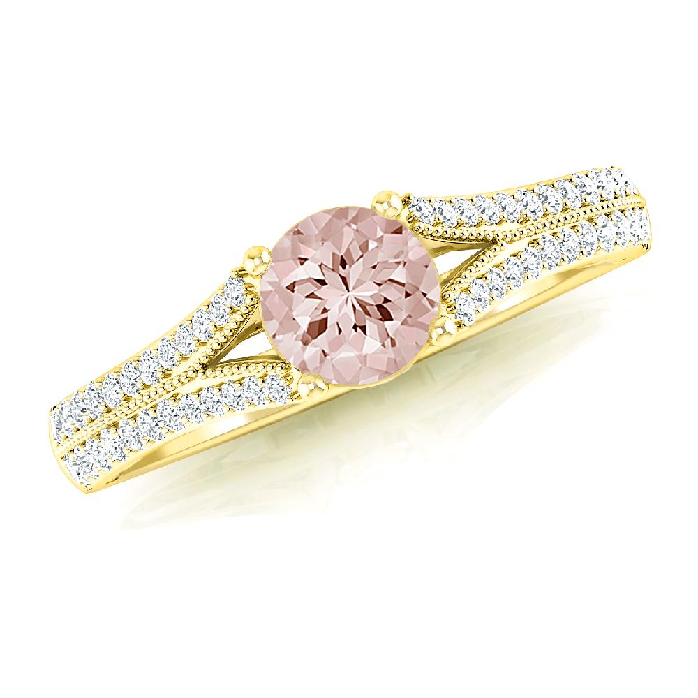 Yellow Gold - Morganite