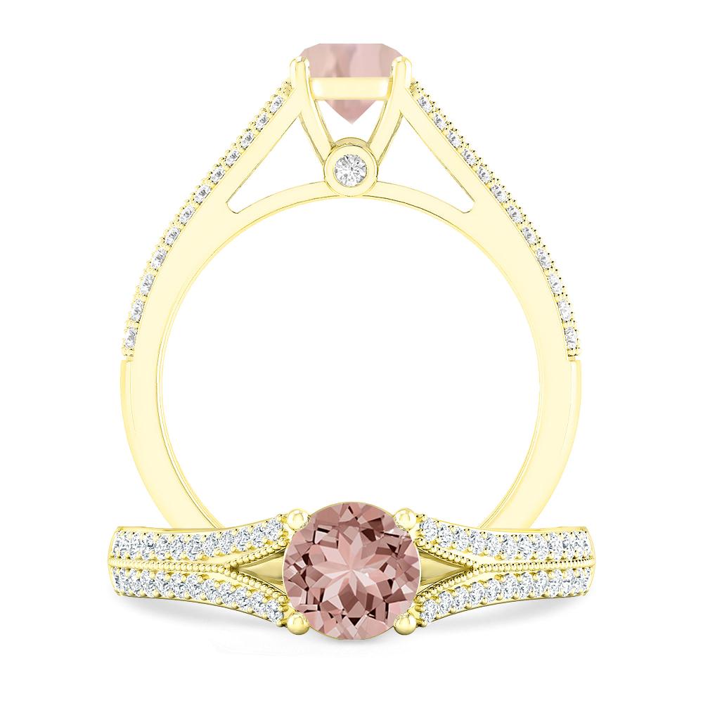 Yellow Gold - Morganite