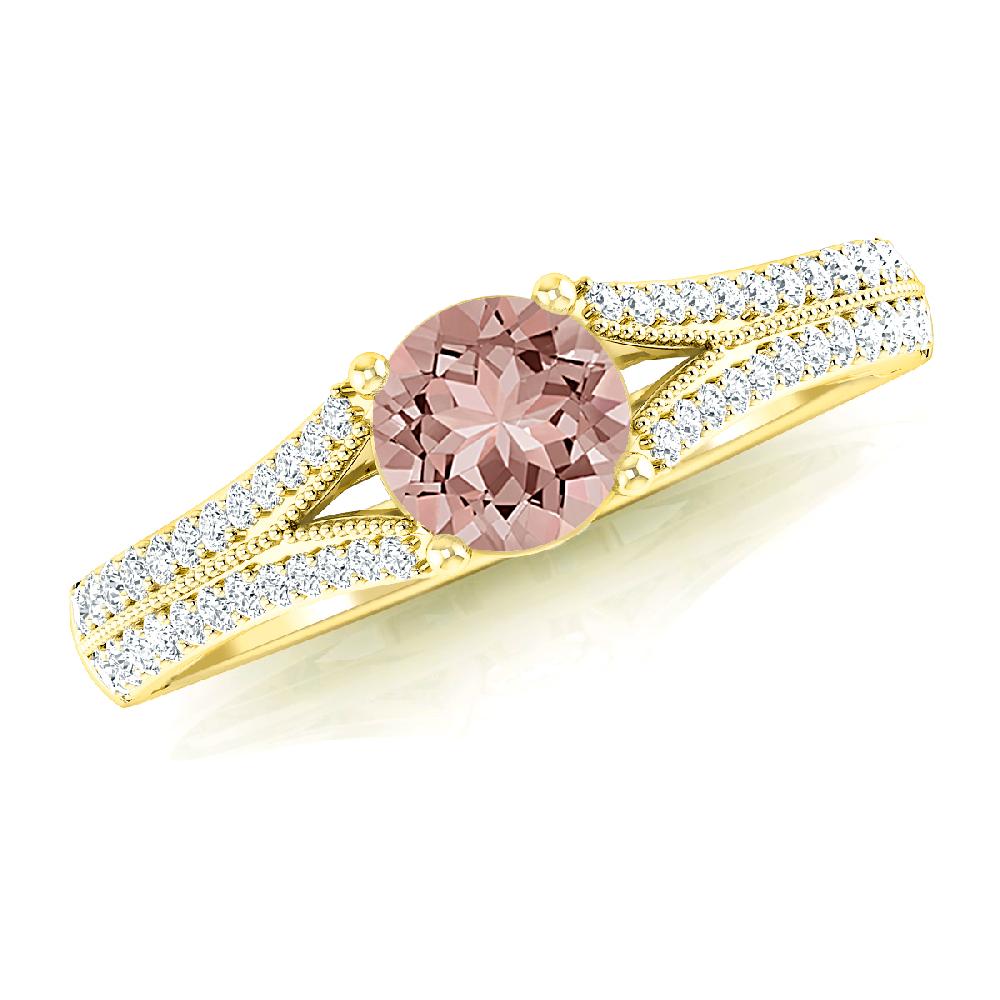 Yellow Gold - Morganite