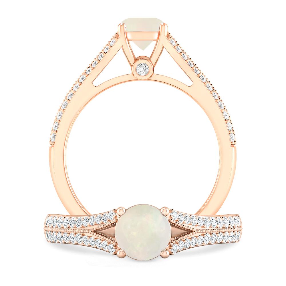 Rose Gold - Opal