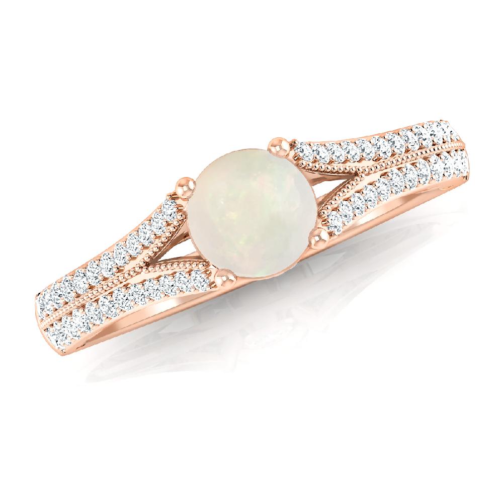 Rose Gold - Opal