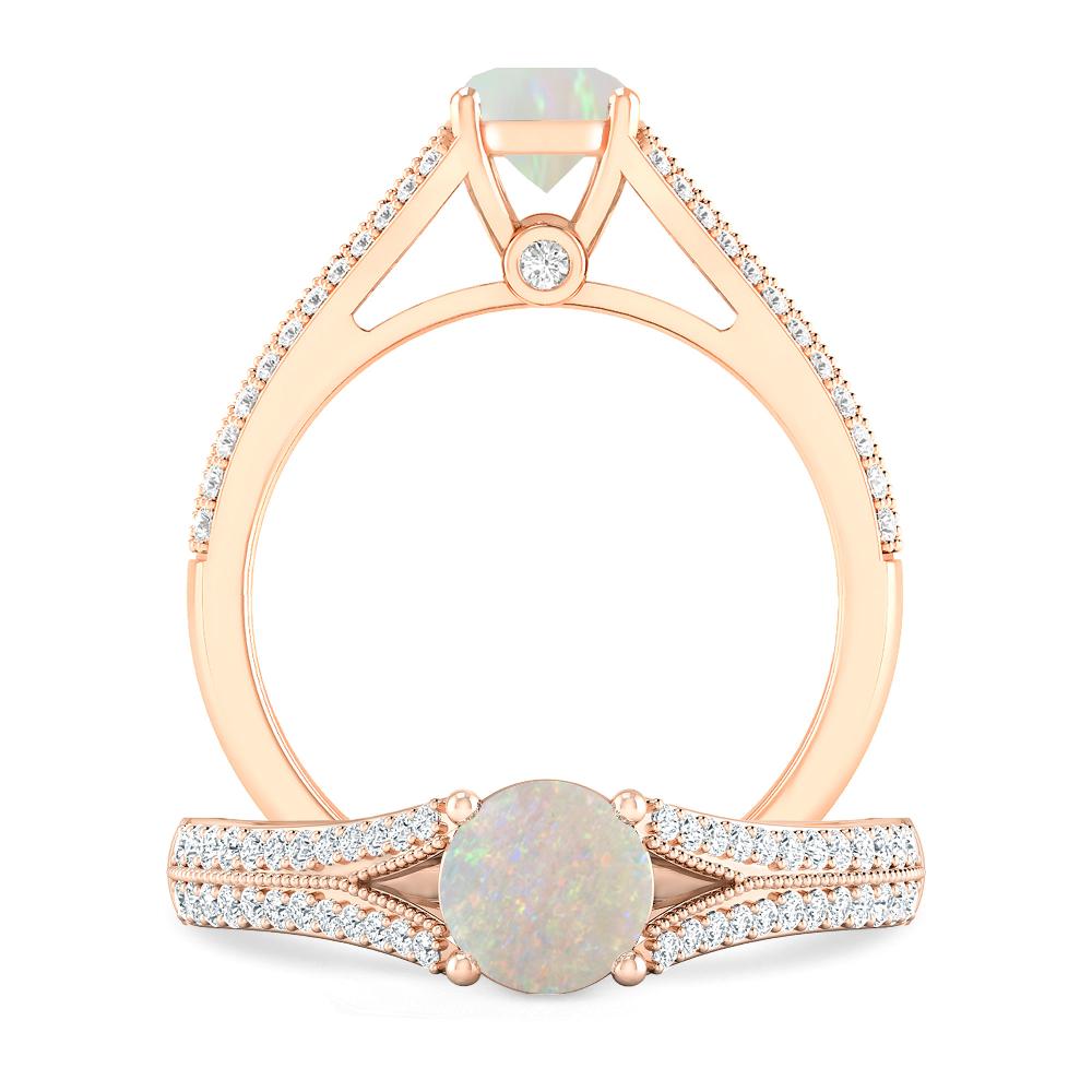 Rose Gold - Opal