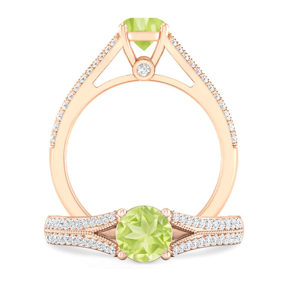 Rose Gold - Peridot