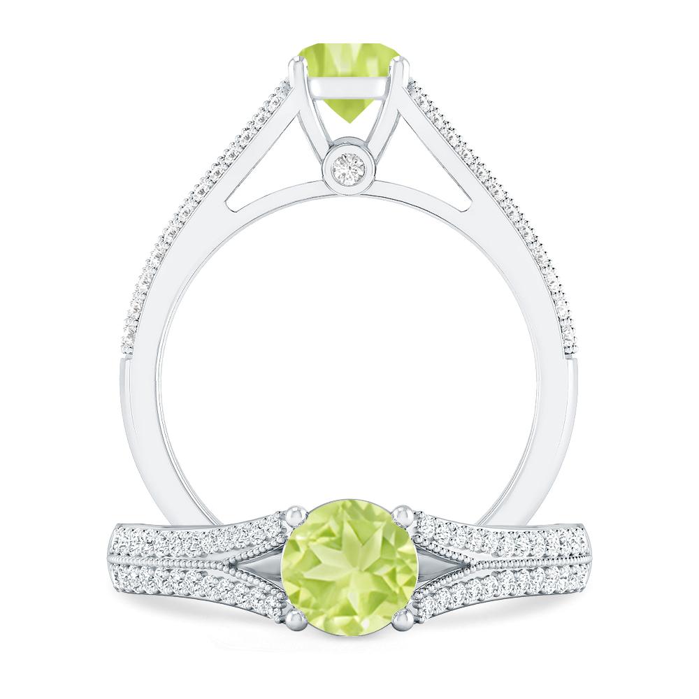 White Gold - Peridot