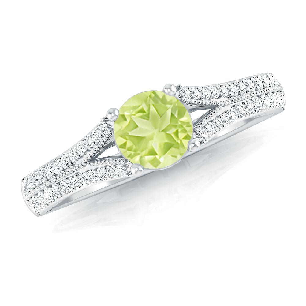 White Gold - Peridot