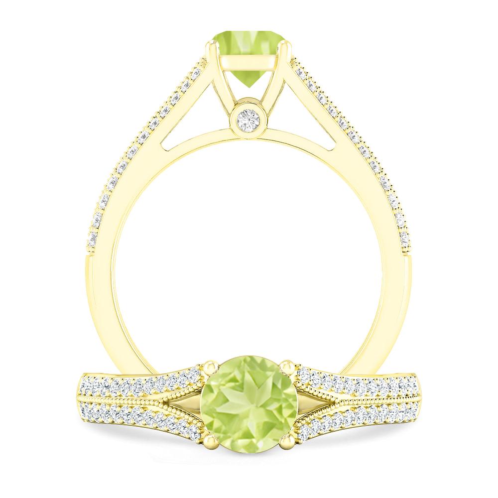 Yellow Gold - Peridot