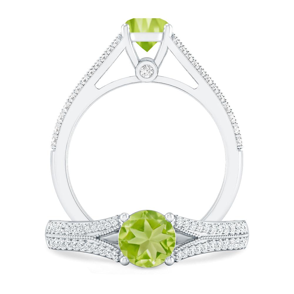 White Gold - Peridot