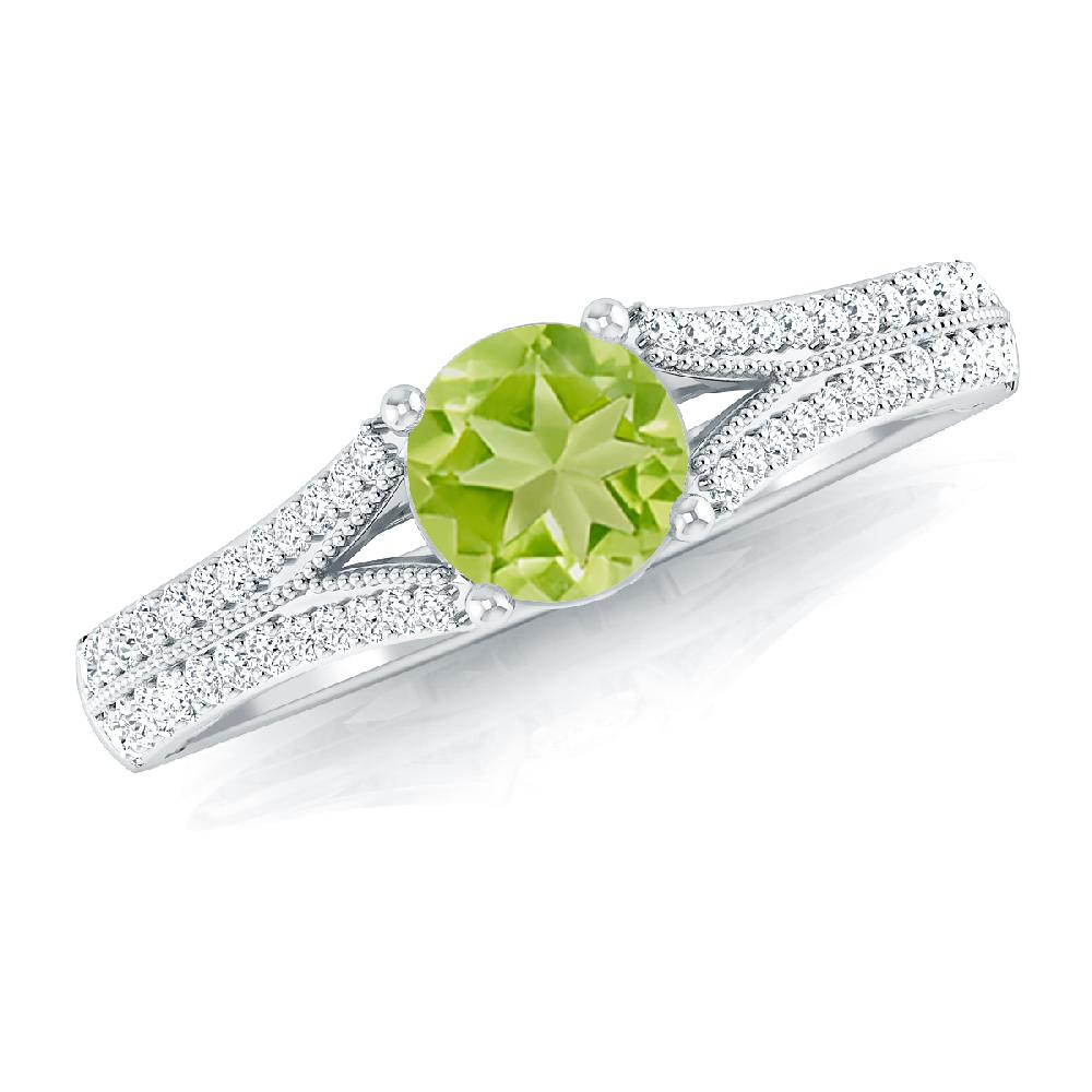 White Gold - Peridot