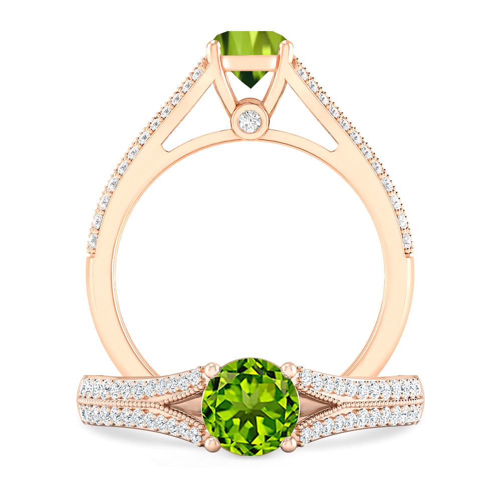 Rose Gold - Peridot