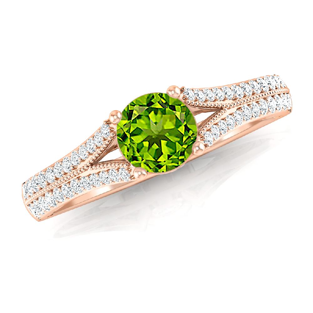 Rose Gold - Peridot