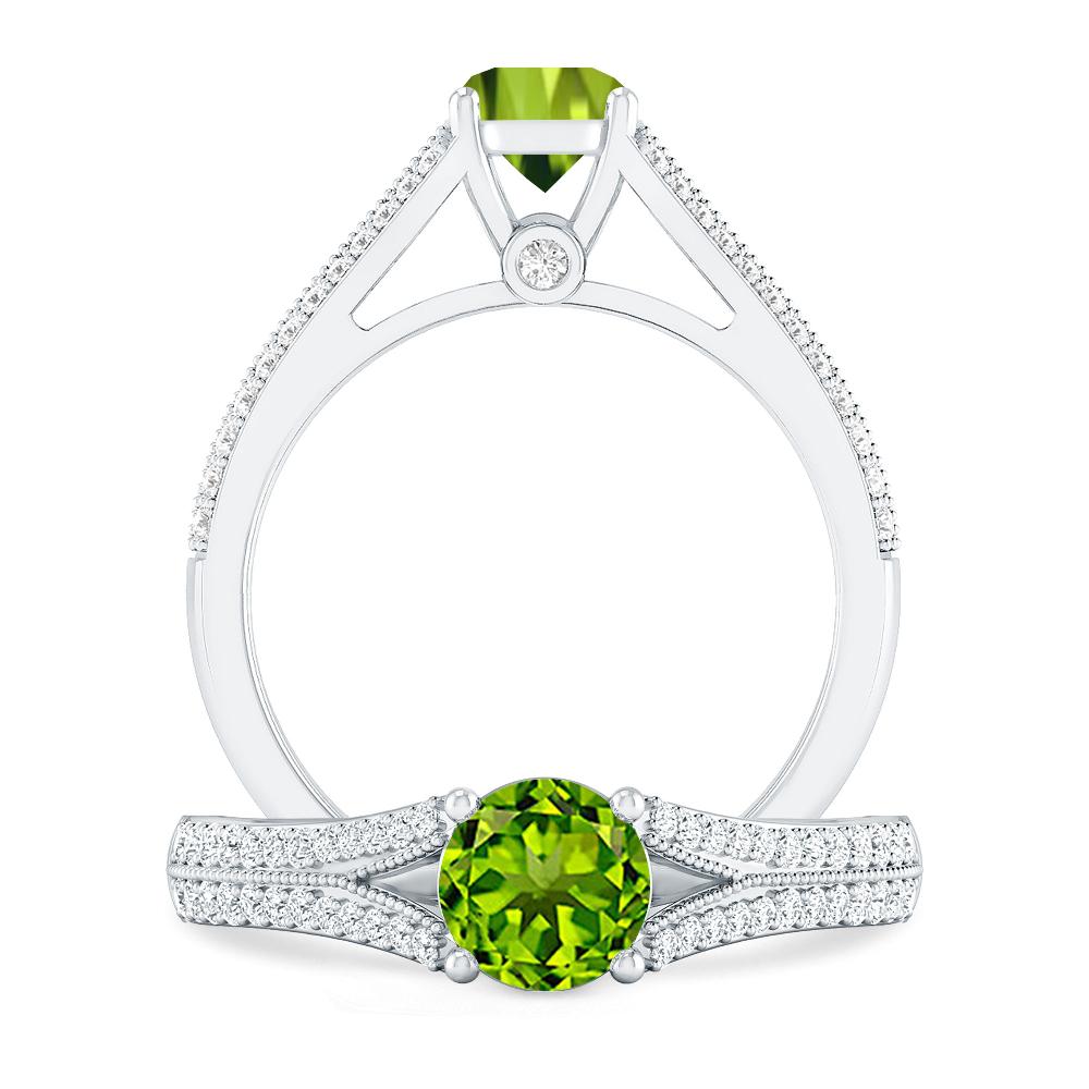 White Gold - Peridot