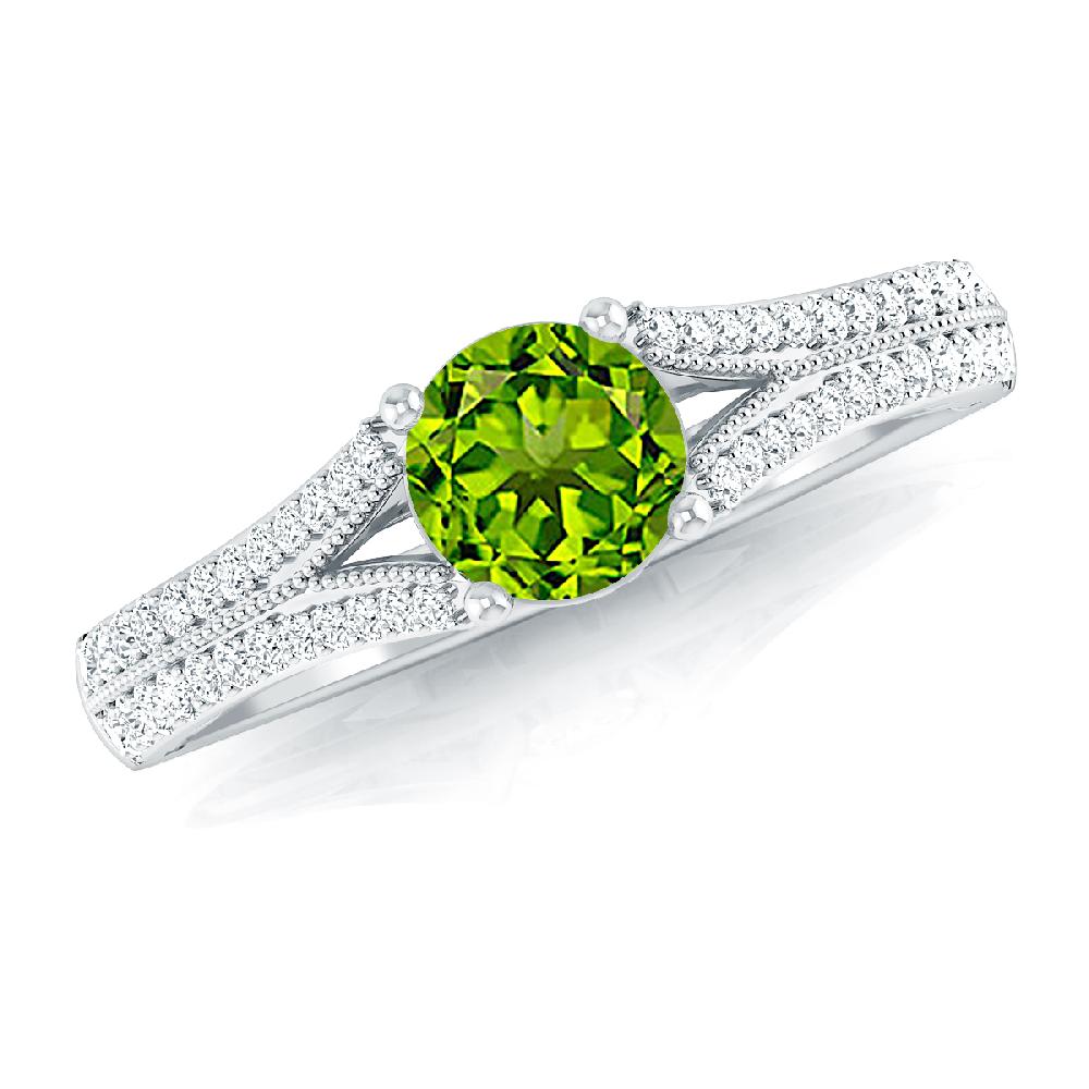 White Gold - Peridot