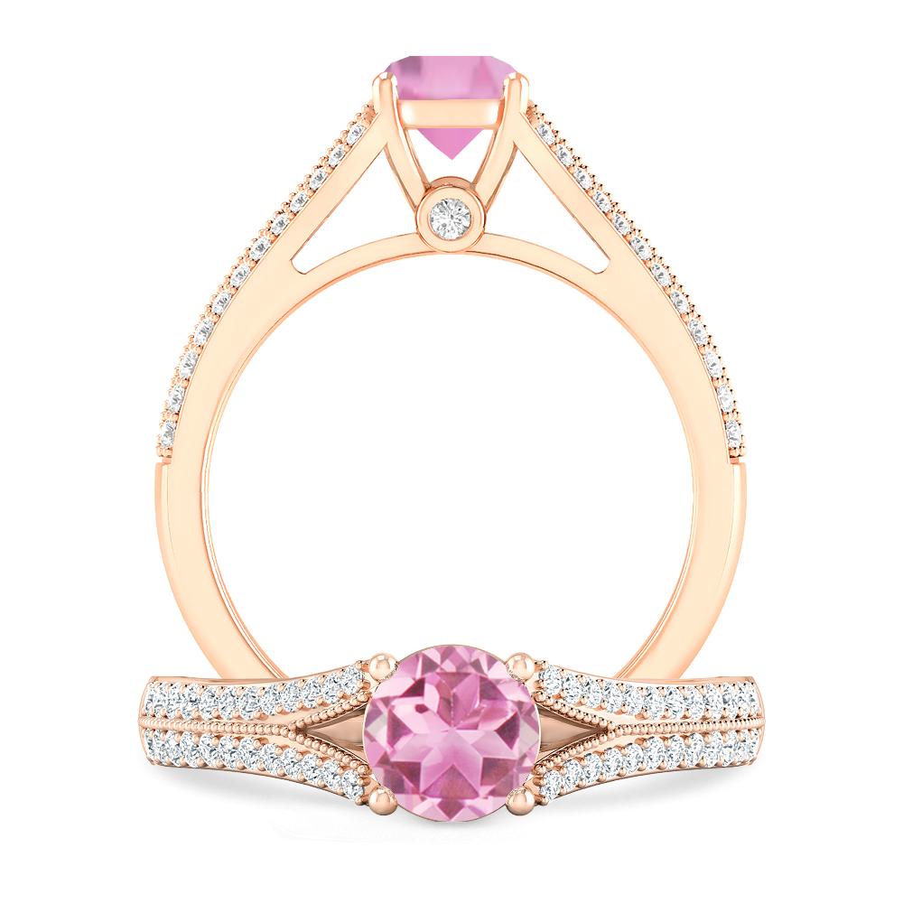 Rose Gold - Pink Tourmaline