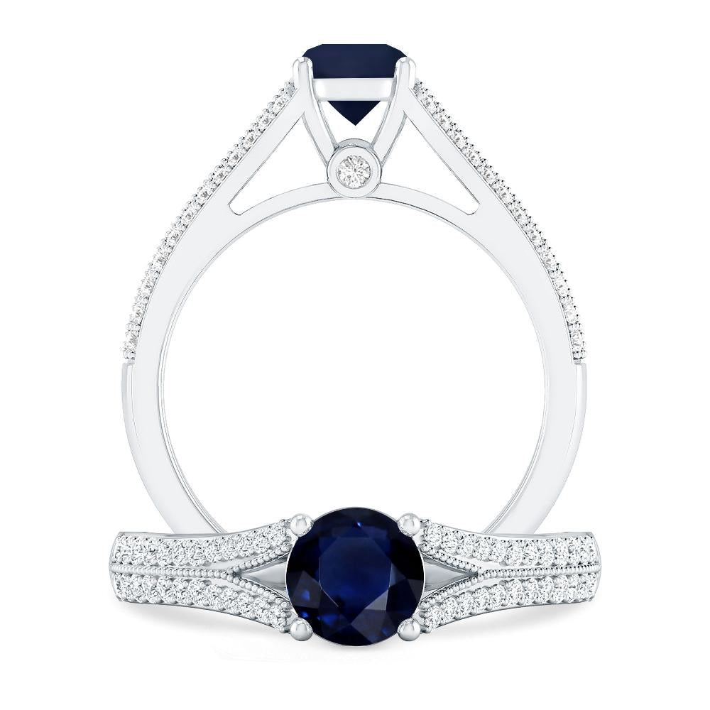 White Gold - Sapphire