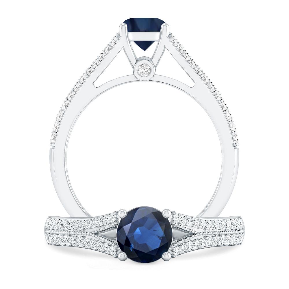 White Gold - Sapphire