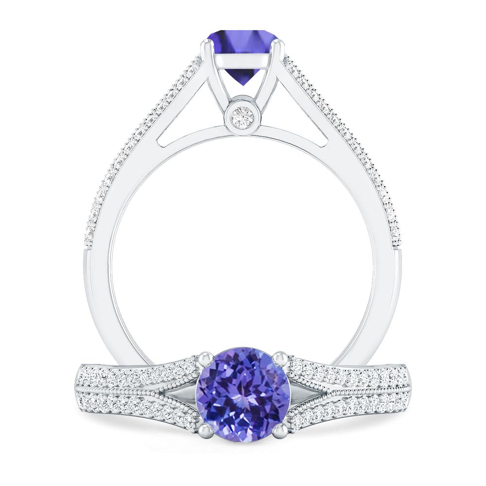 White Gold - Tanzanite