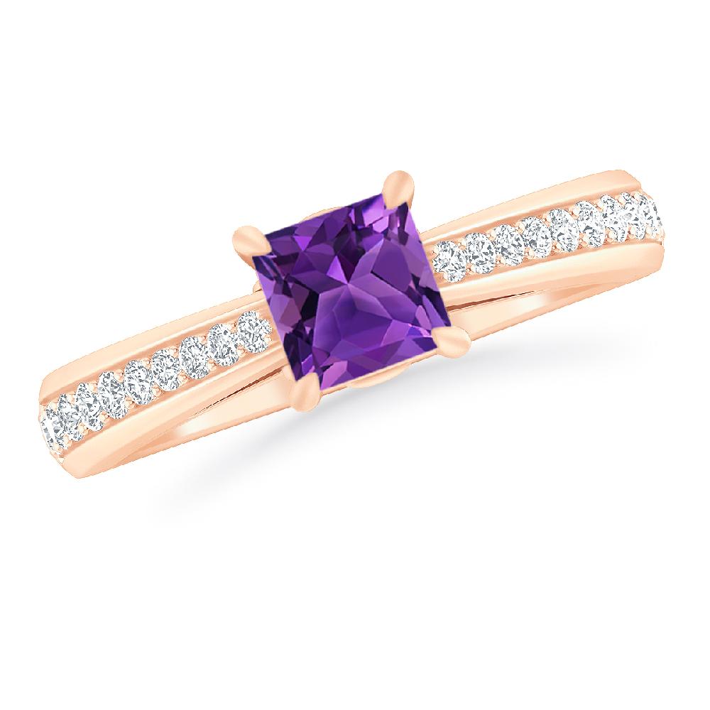 Rose Gold - Amethyst