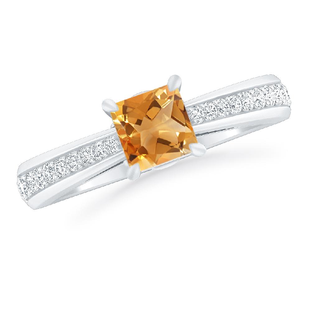 White Gold - Citrine