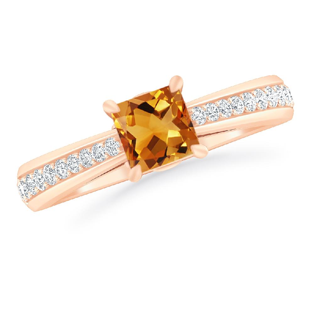 Rose Gold - Citrine