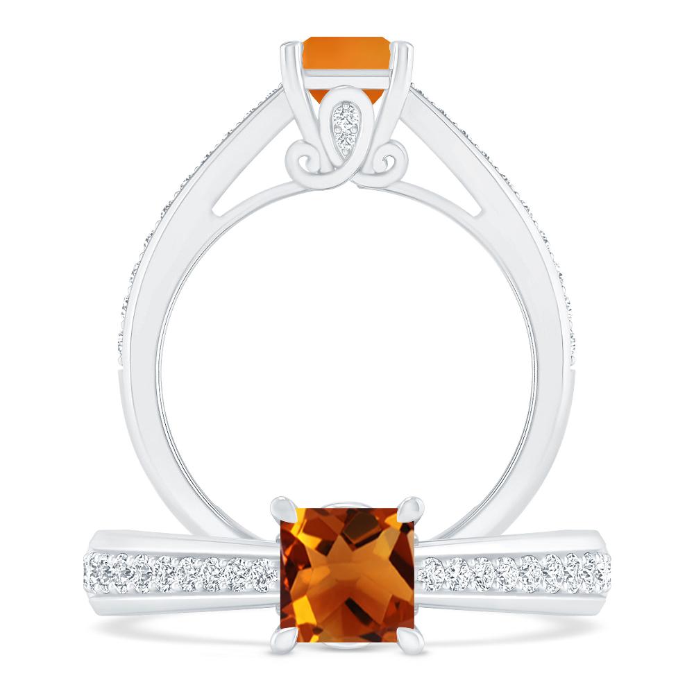 White Gold - Citrine