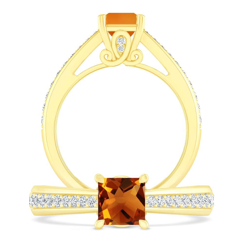 Yellow Gold - Citrine