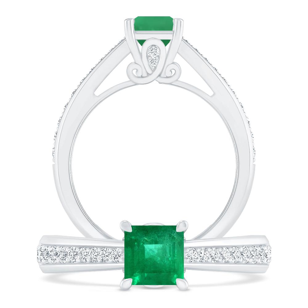 White Gold - Emerald