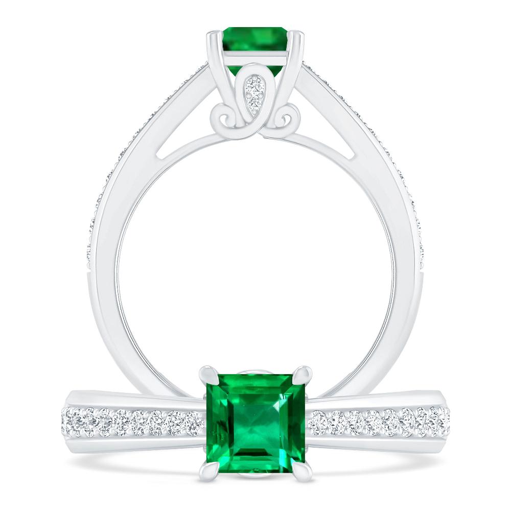 White Gold - Emerald