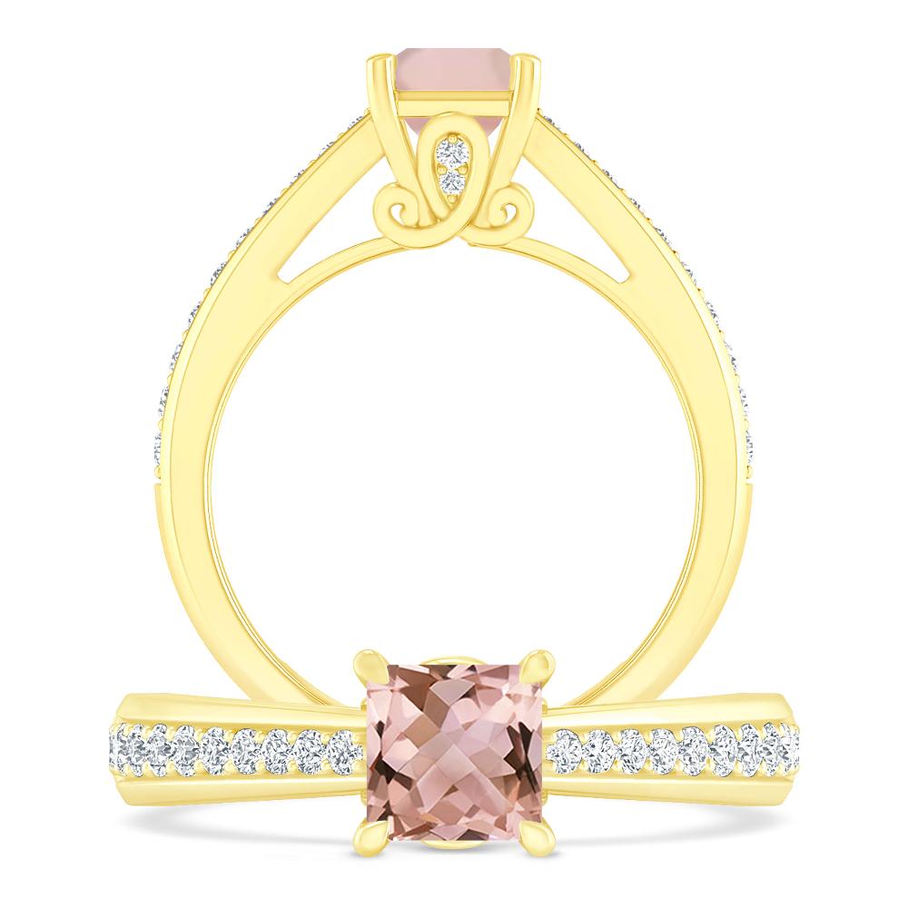 Yellow Gold - Morganite