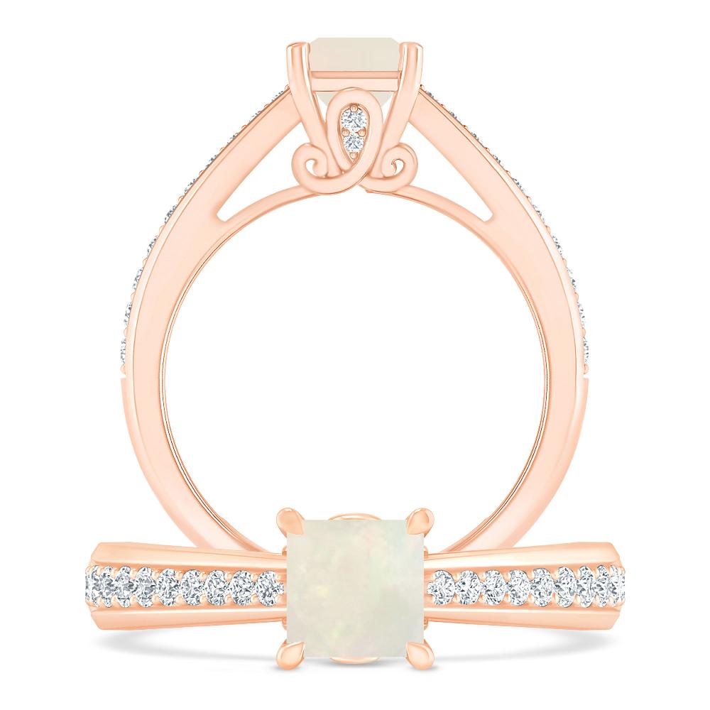 Rose Gold - Opal