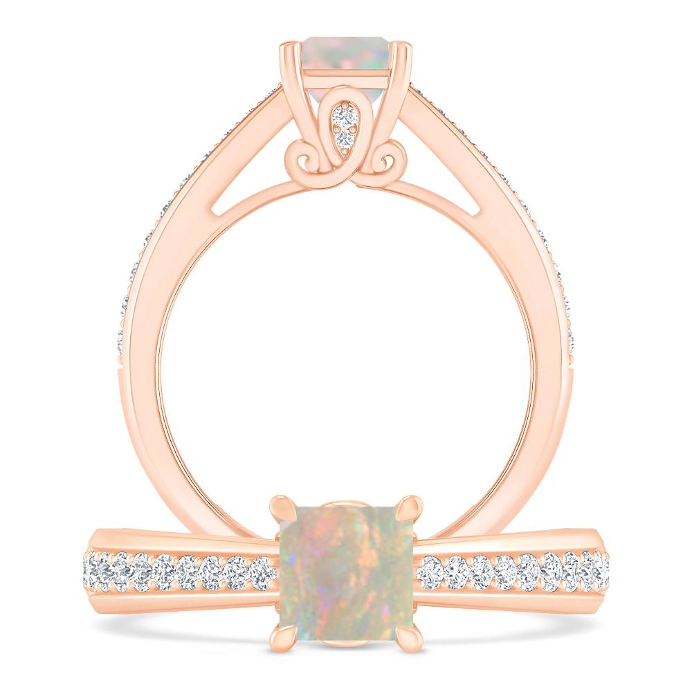 Rose Gold - Opal