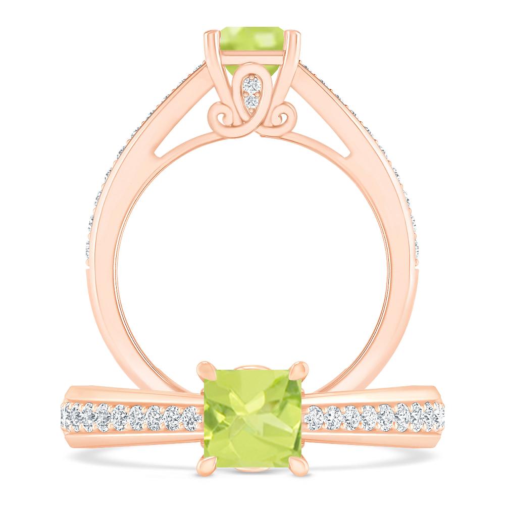 Rose Gold - Peridot