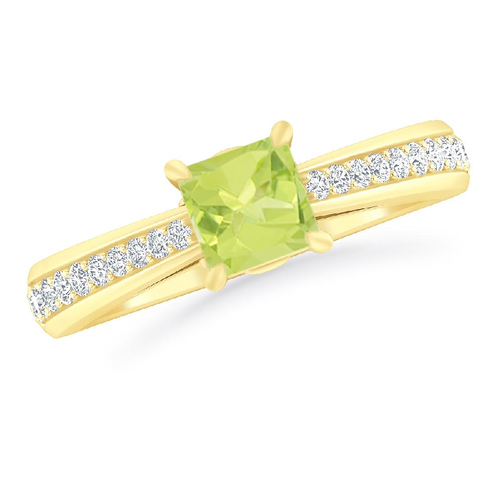 Yellow Gold - Peridot