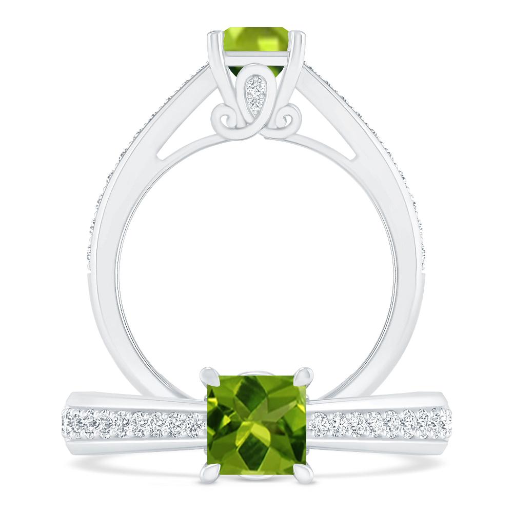 White Gold - Peridot