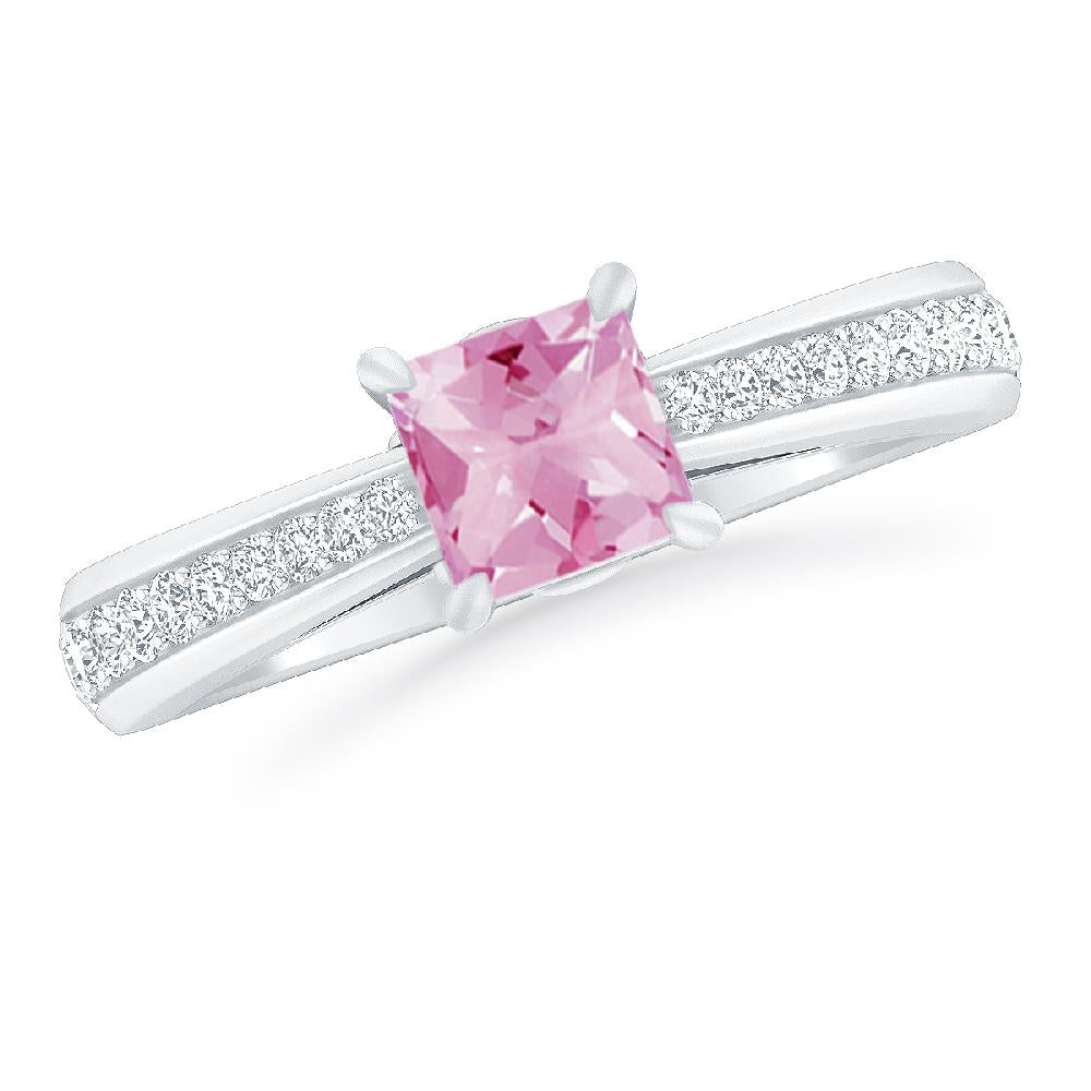 White Gold - Pink Tourmaline