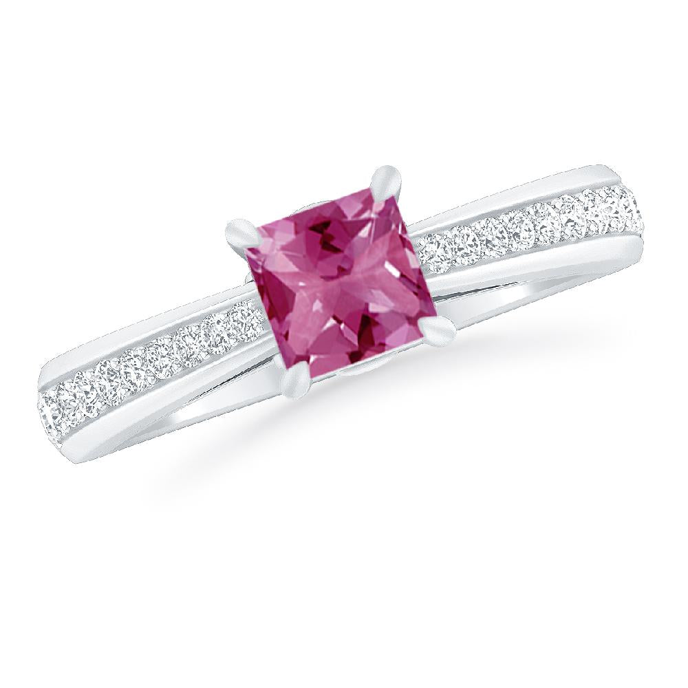 White Gold - Pink Tourmaline