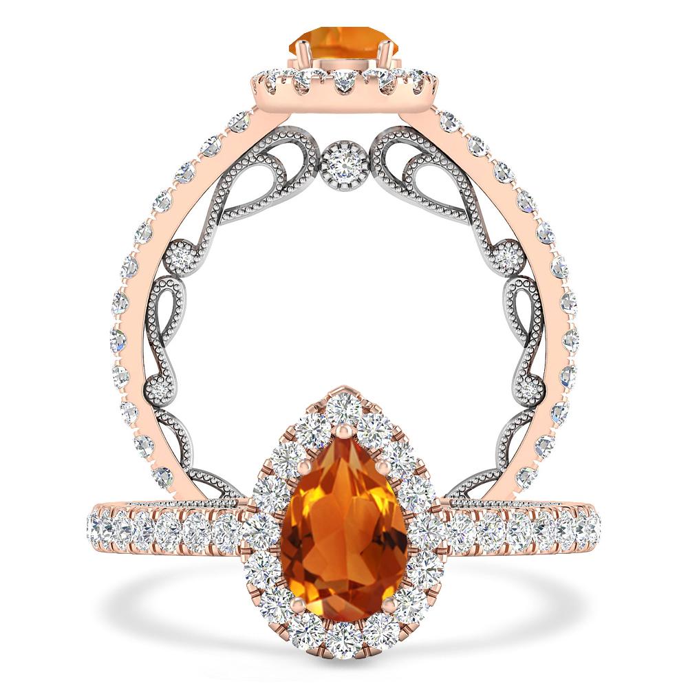 Rose Gold - Citrine