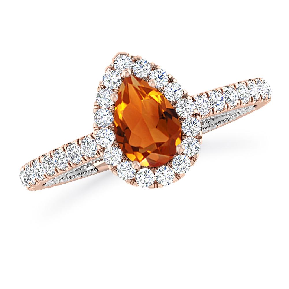 Rose Gold - Citrine