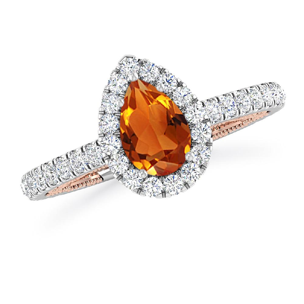 White Gold - Citrine